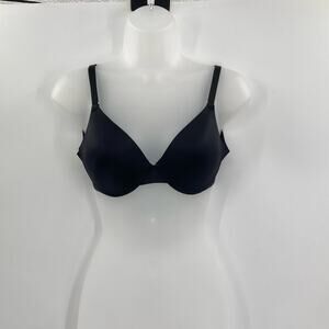 SOMA Vanishing Back Full Coverage Black Bra 32C